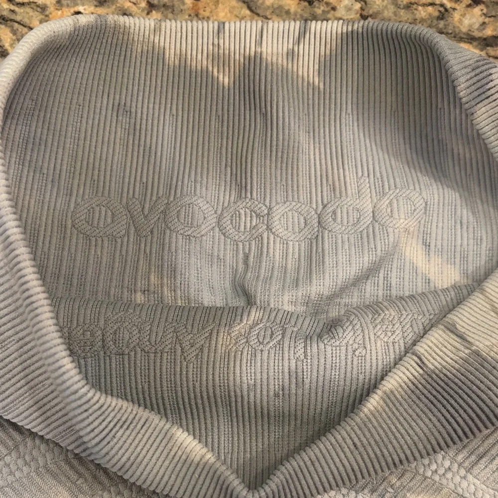 Avocado Leggings XXS Made in USA Tie Dye Seamless Scrunch High Rise Gray - Picture 2 of 5